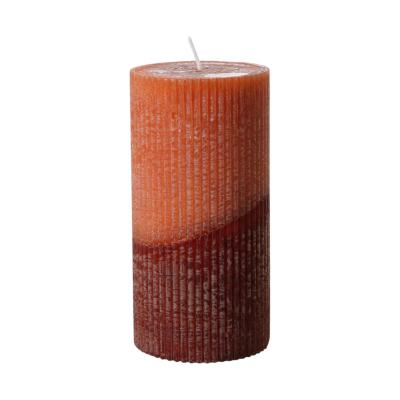 Stumpen durchgefärbt zweifarbig caramel