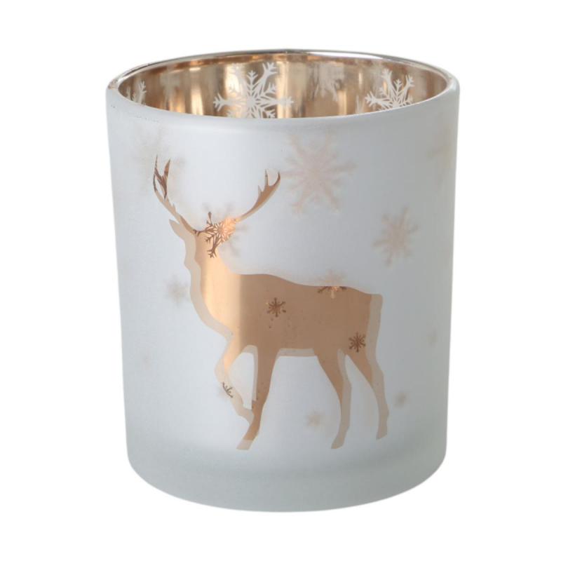 Windlicht mit Reh