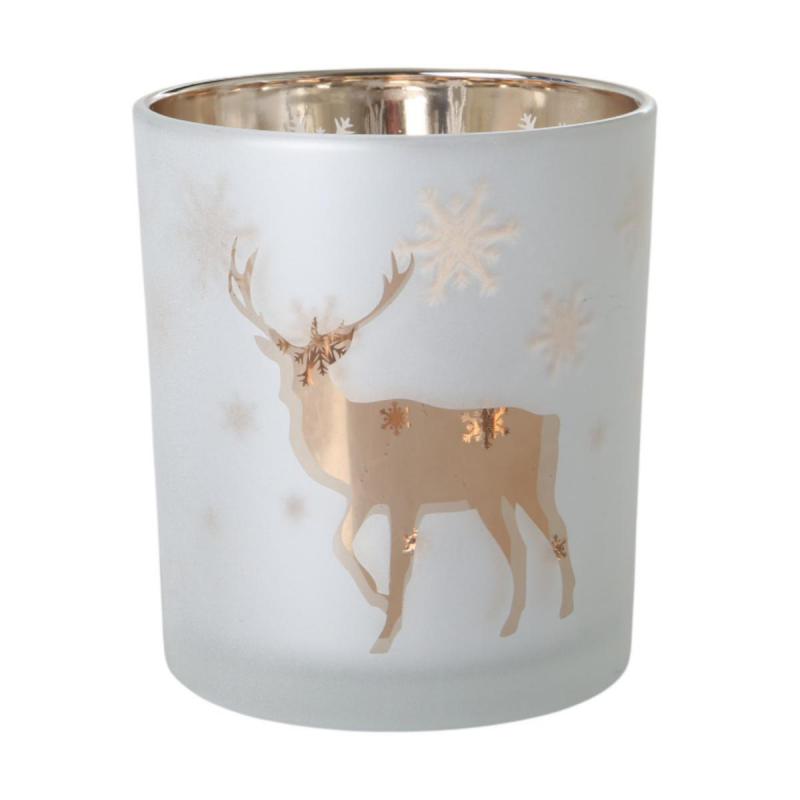Windlicht mit Reh