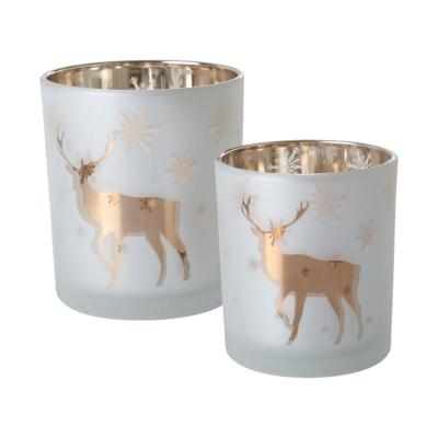 Windlicht mit Reh