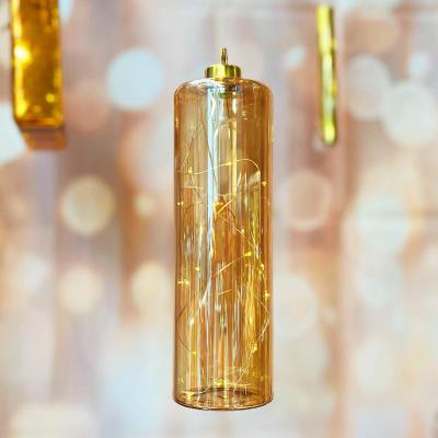 LED-Glashänger zylinderförmig amber