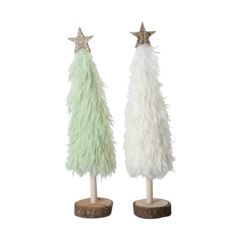 Dekobaum weiß/grün