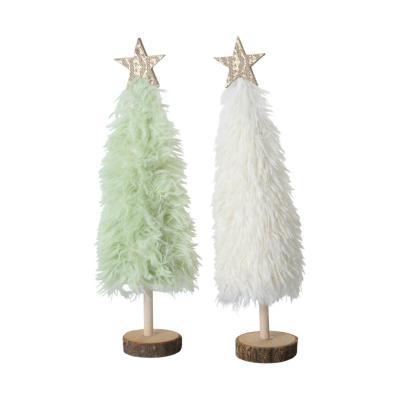 Dekobaum weiß/grün