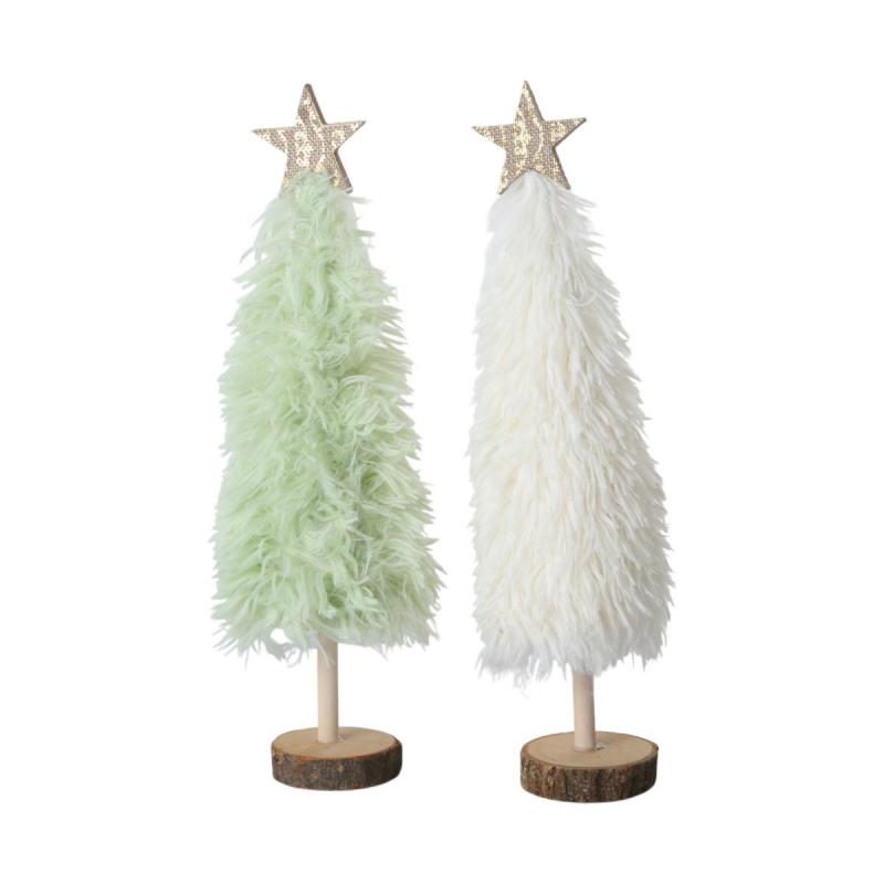 Dekobaum weiß/grün