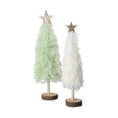 Dekobaum weiß/grün