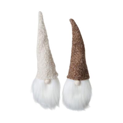 Wichtel Flaschenüberzug weiß/braun