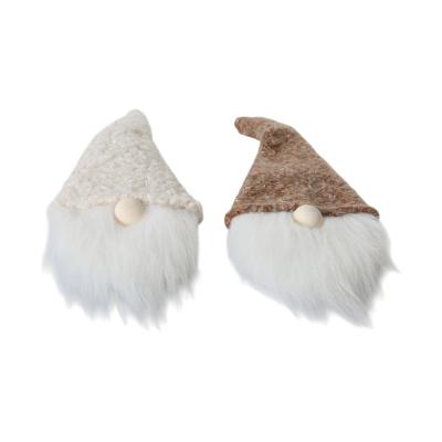 Wichtel Flaschenüberzug weiß/braun