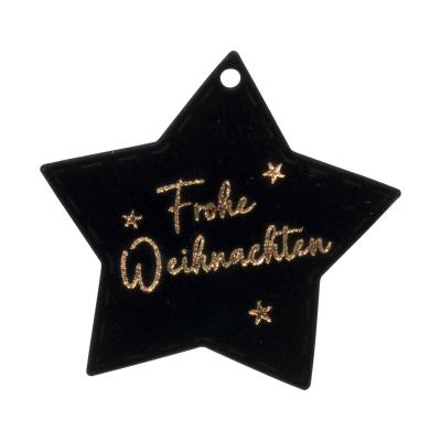 Christstern-Anhänger schwarz