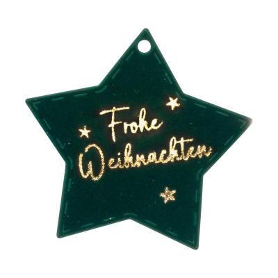 Christstern-Anhänger dunkelgrün