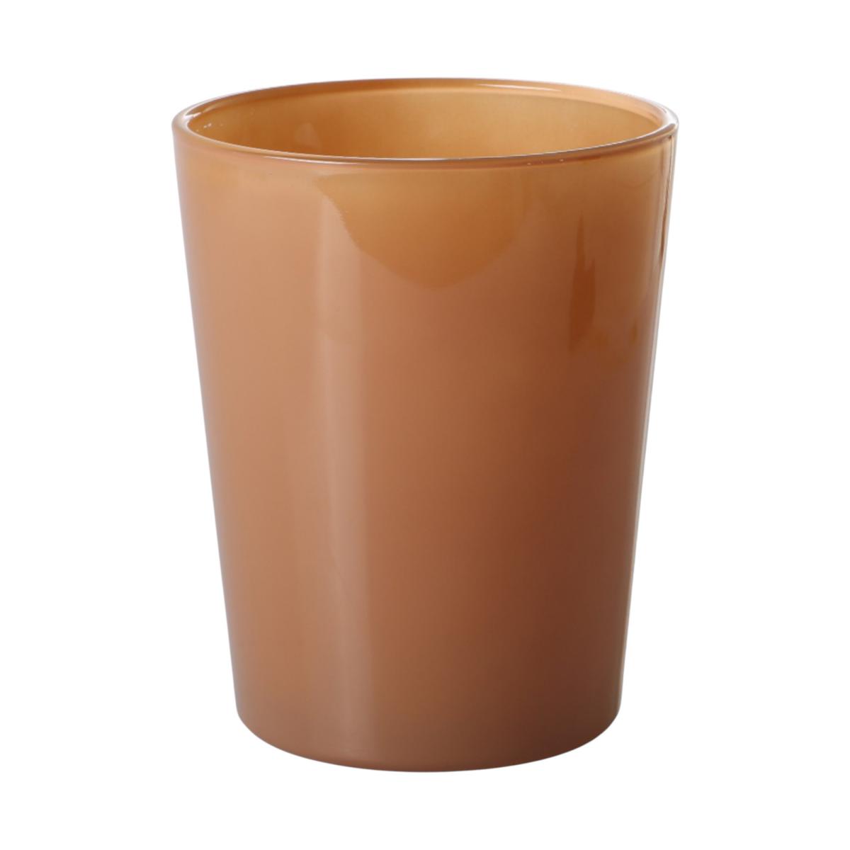 Teelichtglas amber