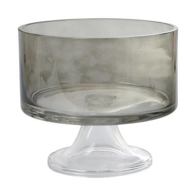 Schale auf Fuß grün