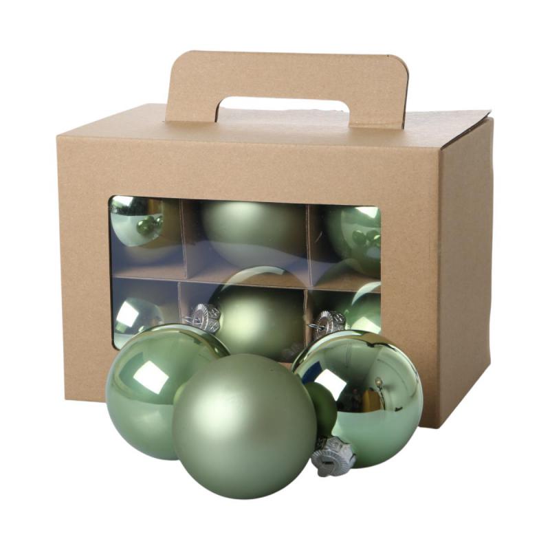 Weihnachtskugeln Glas grün