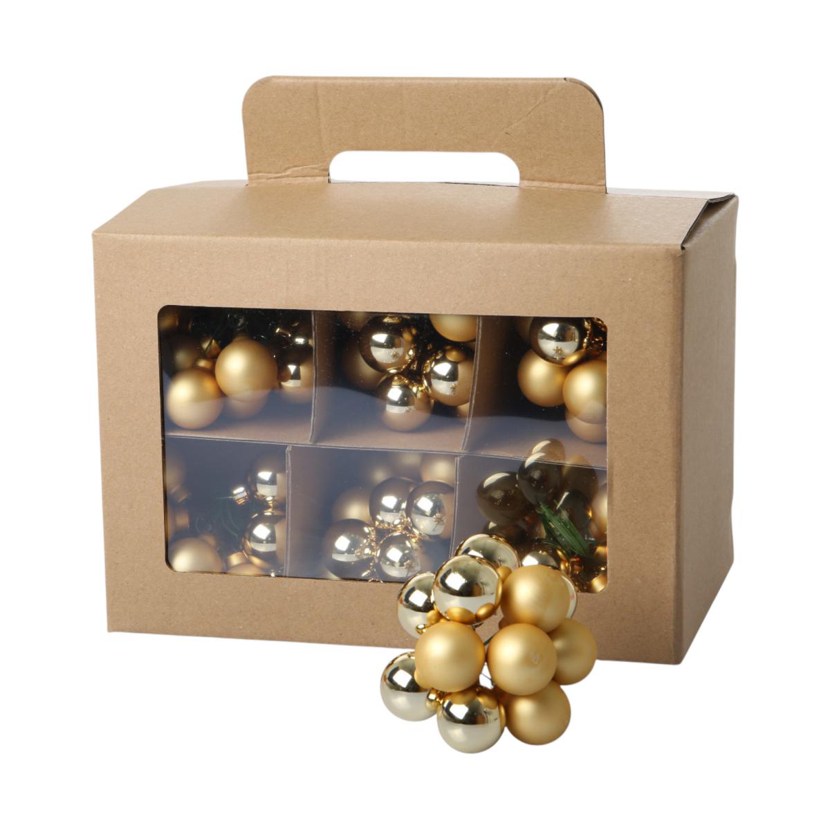 Spiegelbeeren Glas gold