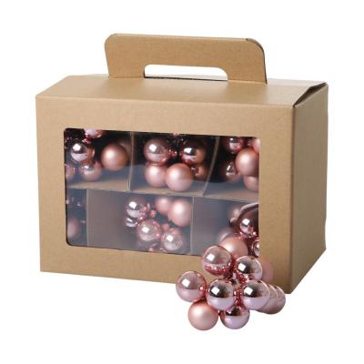 Spiegelbeeren Glas rosa