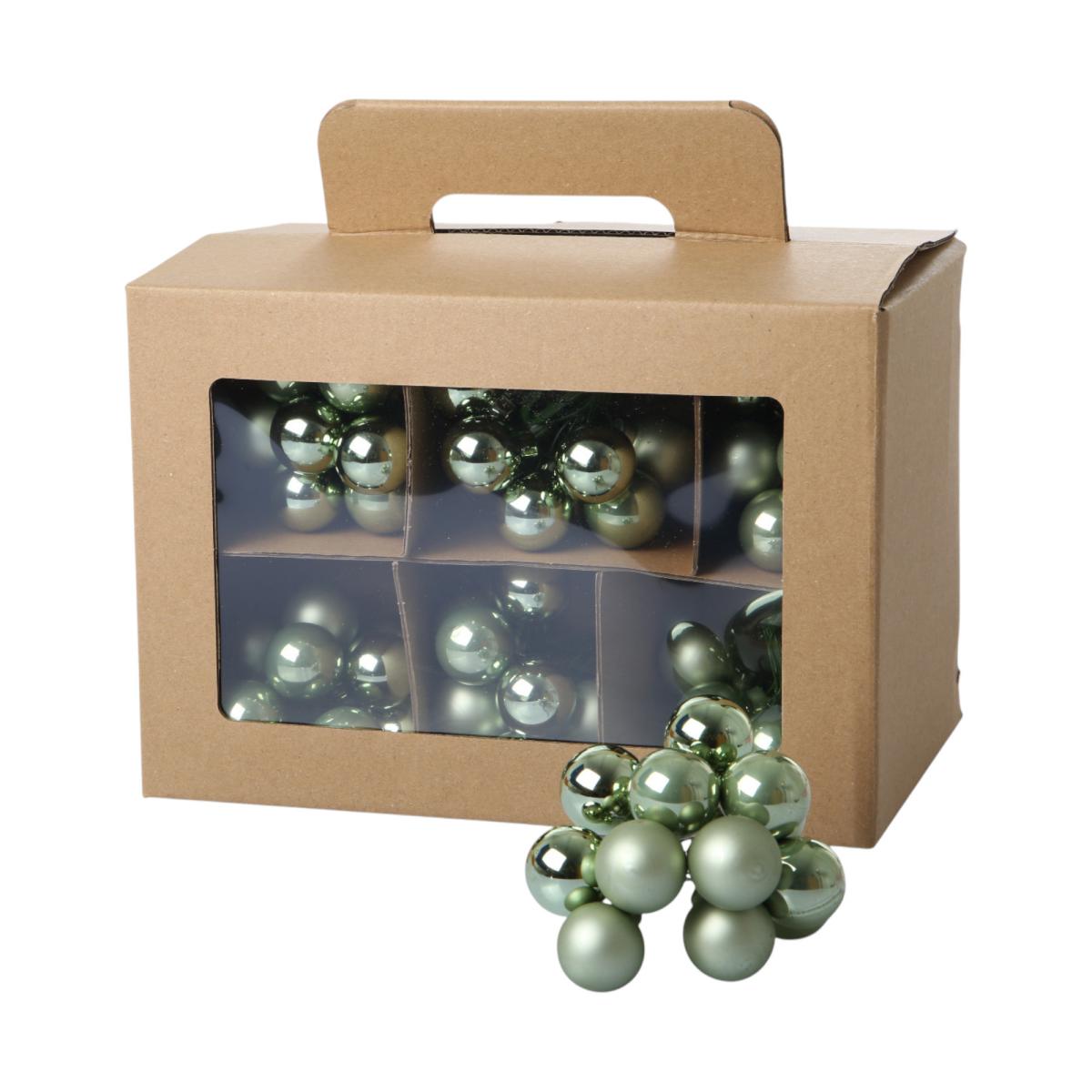 Spiegelbeeren Glas grün