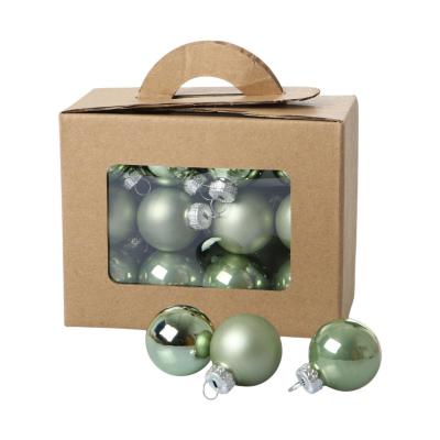 Weihnachtskugeln Glas grün