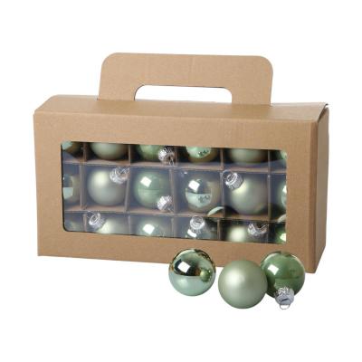 Weihnachtskugeln Glas grün