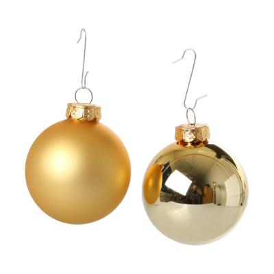 Weihnachtskugeln Glas gold