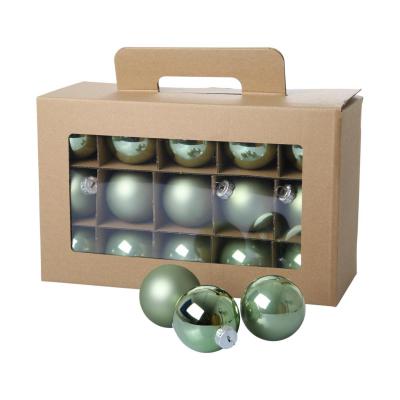 Weihnachtskugeln Glas grün