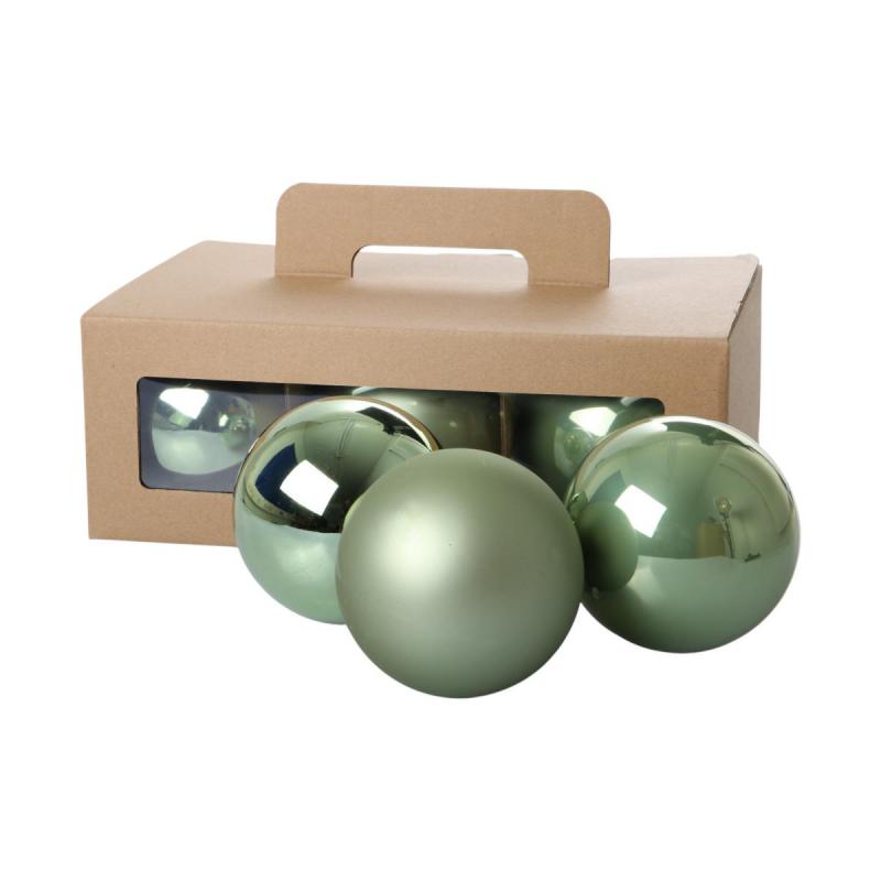 Weihnachtskugeln Glas grün