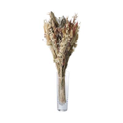 Weihnachts-Strauß Trockenblumen blush