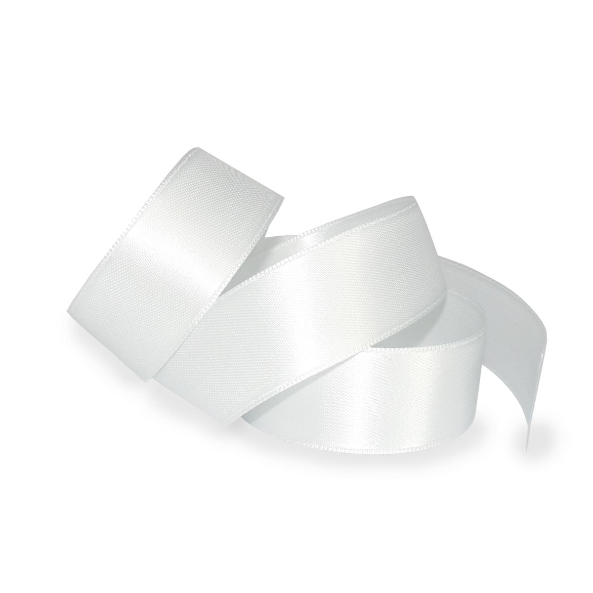 Band Satina weiß