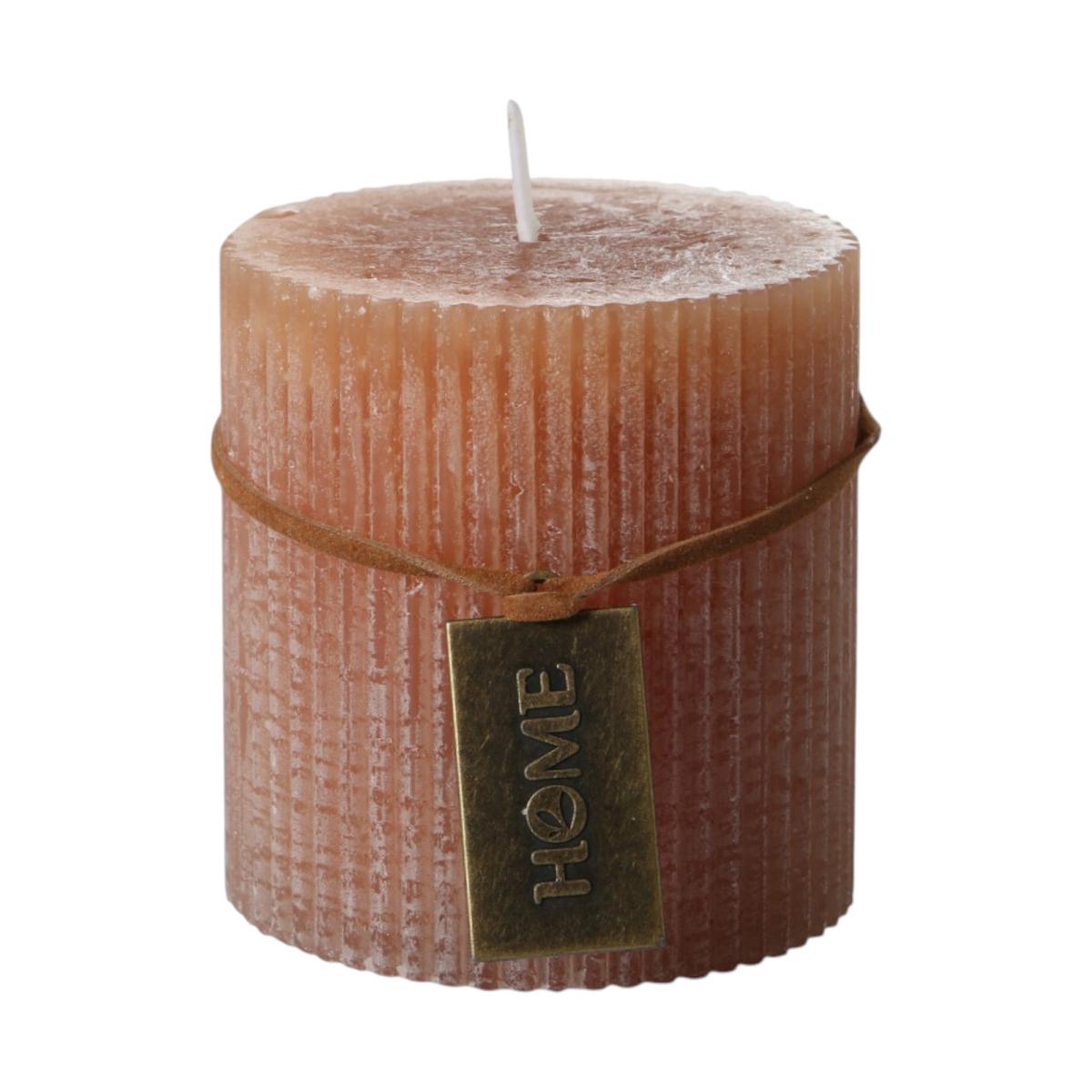 Duftkerze Zimt taupe frosted