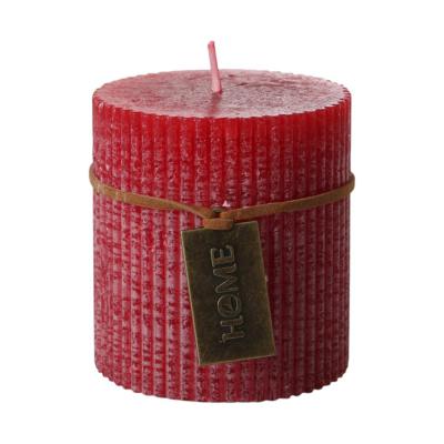 Duftkerze Weihnachtspunsch rot frosted