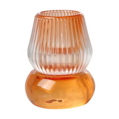 Teelichtglas orange