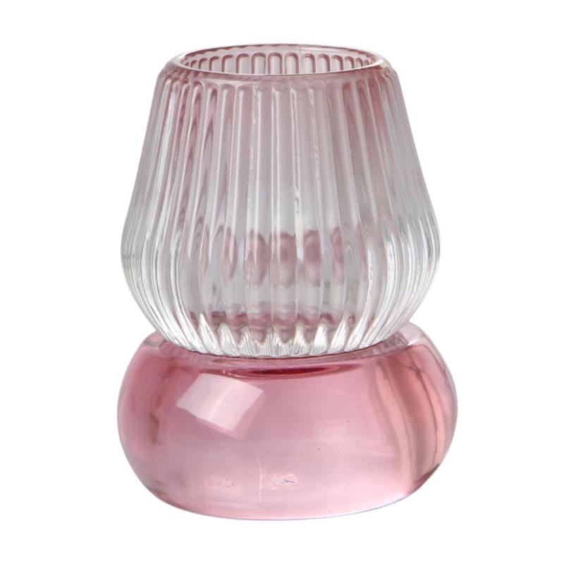 Teelichtglas pink