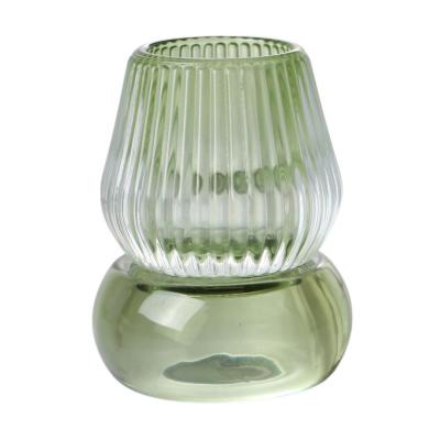 Teelichtglas grün