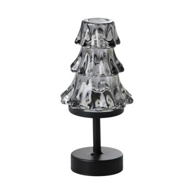 LED-Baum Teelicht auf Ständer grau