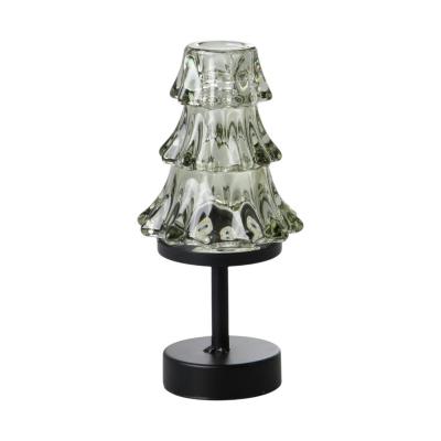 LED-Baum Teelicht auf Ständer grün