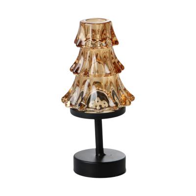 LED-Baum Teelicht auf Ständer braun