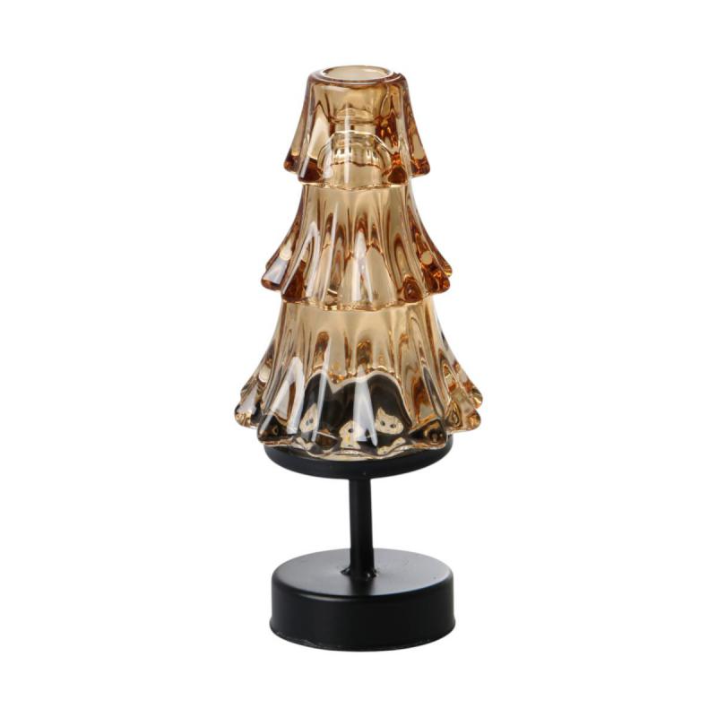 LED-Baum Teelicht auf Ständer braun