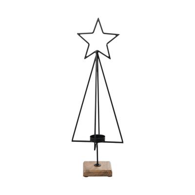 Metall-Baum mit Kerzenhalter