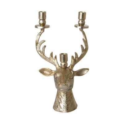 Rentier Kerzenhalter gold