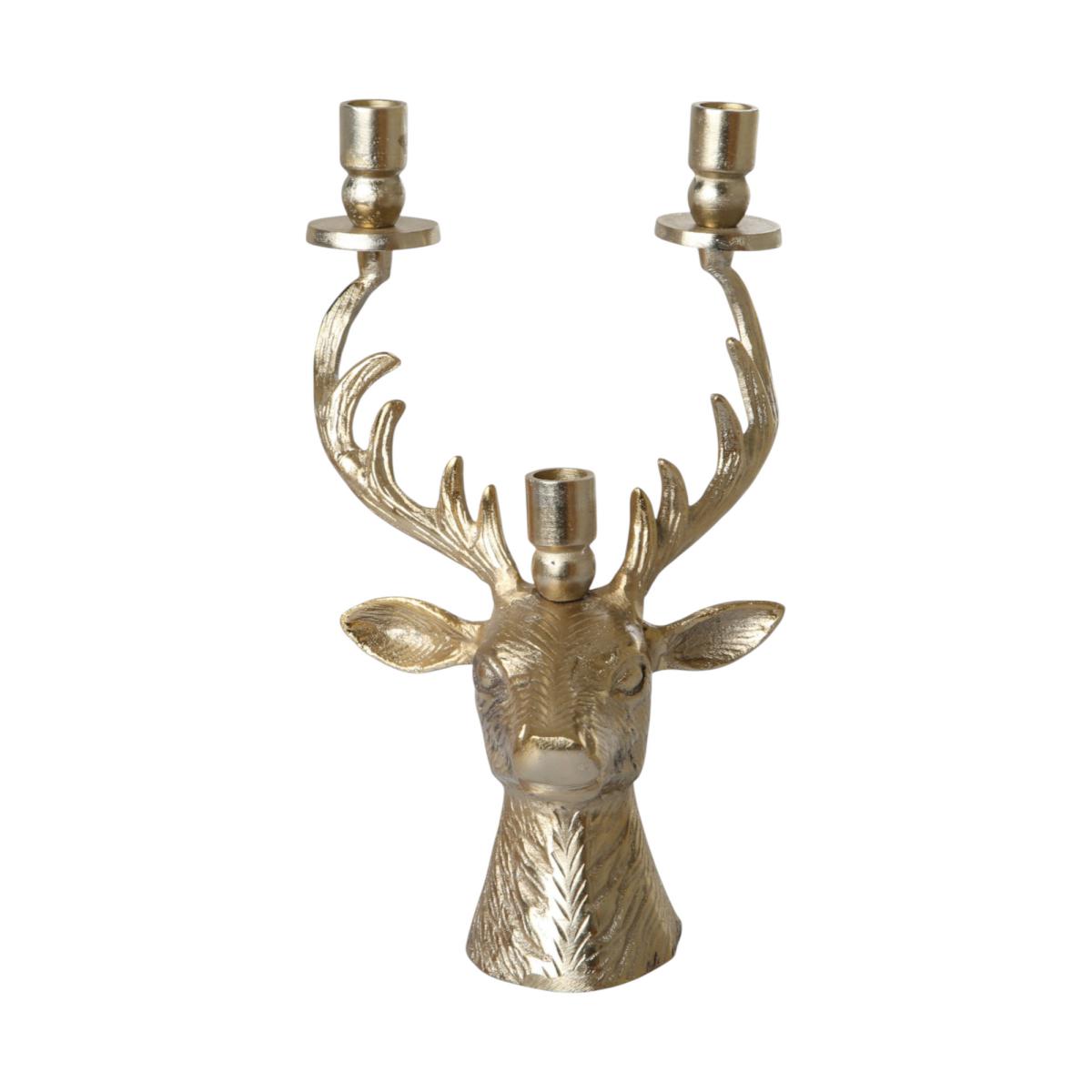 Rentier Kerzenhalter gold