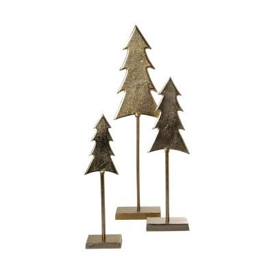 Aluminium-Baumaufsteller gold