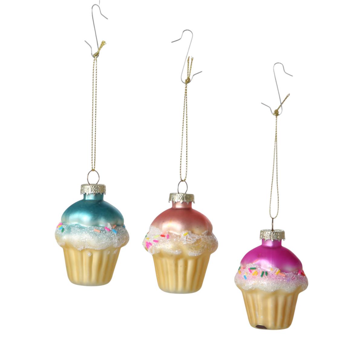 Muffinhänger orange, blau, rot