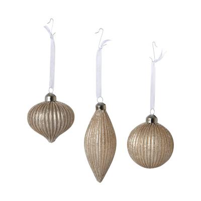 Ornamenthänger altrosa, gold