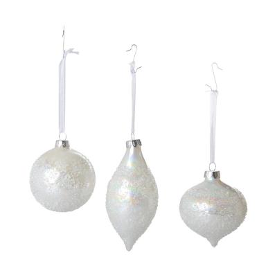 Ornamenthänger weiß