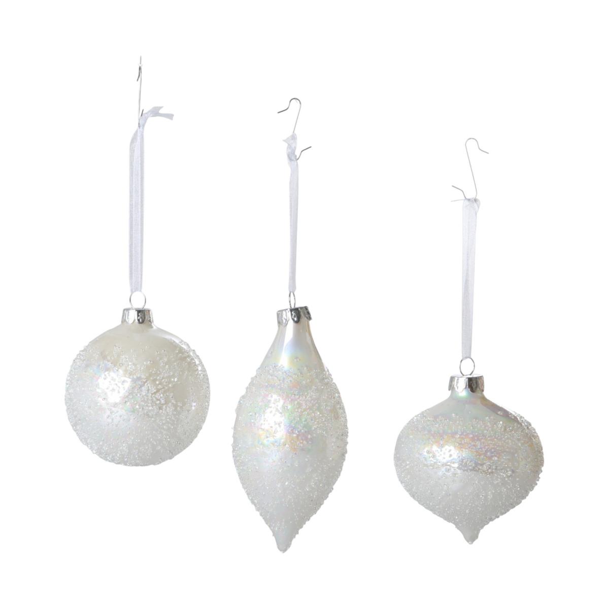 Ornamenthänger weiß