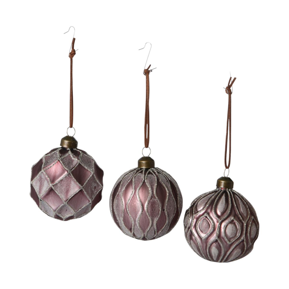 Ornamenthänger altrosa